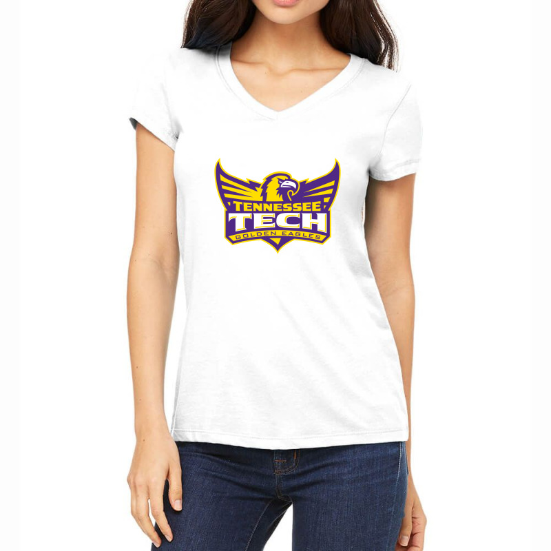 Tennessee Tech Women's V-Neck T-Shirt by Elrlins | Artistshot