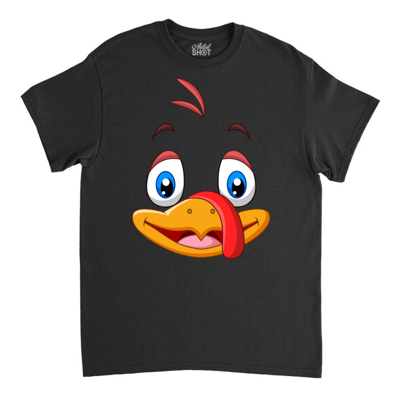 Silly Turkey Face Thanksgiving Classic T-shirt | Artistshot