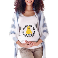 Train Hard Or Go Home Maternity Scoop Neck T-shirt | Artistshot