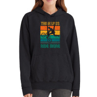 Think Less Ride More, Ride A Bike, Bmx Stunts Vintage Hoodie | Artistshot