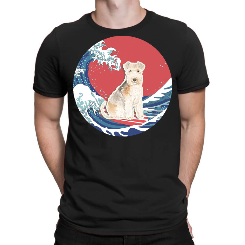 Lakeland Terrier T  Shirt Lakeland Terrier Gifts   Ocean Waves Surfing T-Shirt by christiansenmarlene | Artistshot