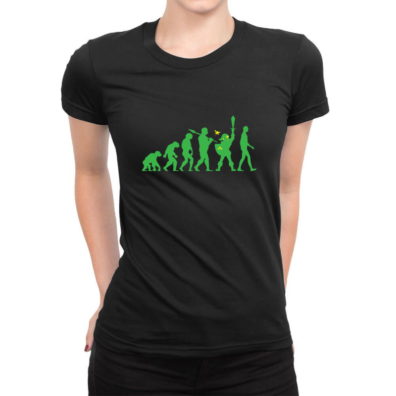 Missing Link Ladies Fitted T-Shirt by BLACKSTONE | Artistshot