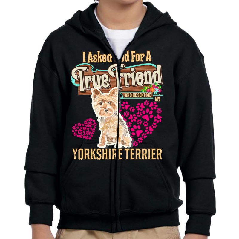 Yorkshire Terrier Owner Gift Yorkshire T  Shirt E N T  Shirt Youth Zipper Hoodie by christiansenmarlene | Artistshot