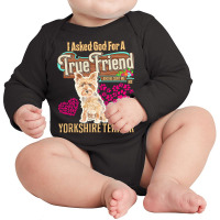 Yorkshire Terrier Owner Gift Yorkshire T  Shirt E N T  Shirt Long Sleeve Baby Bodysuit | Artistshot