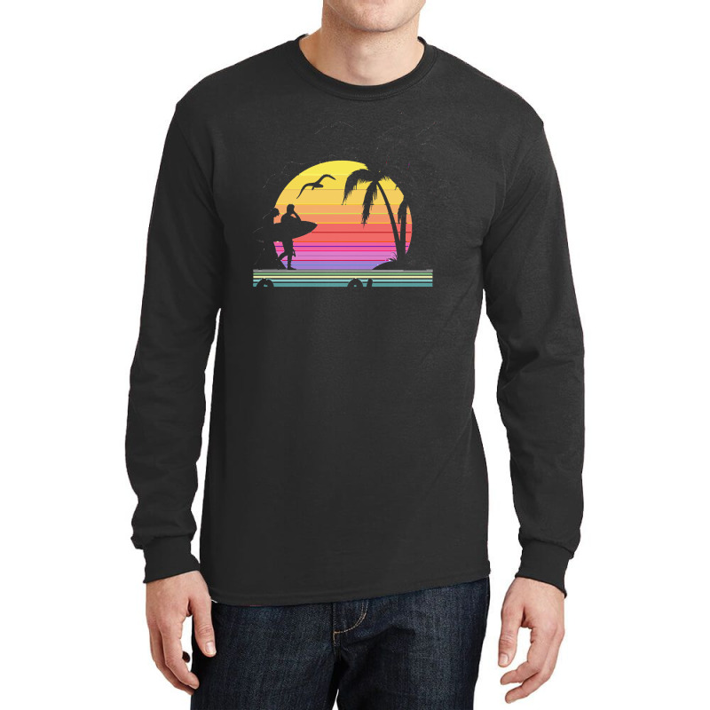 Ocean Shores Washington Seaside Retro T  Shirt Ocean Shores Washington Long Sleeve Shirts | Artistshot