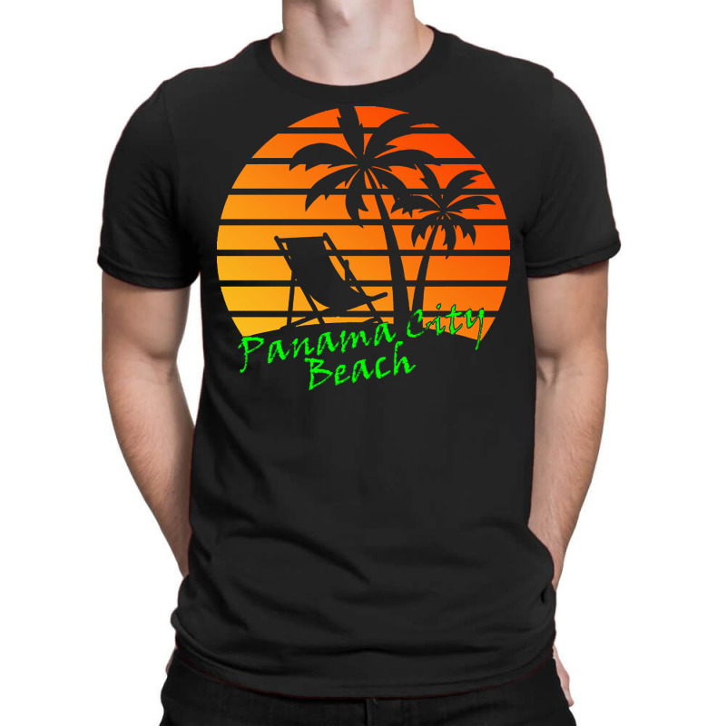 Outdoor T  Shirt Panama City Beach Retro Vintage Sunset T  Shirt T-Shirt by kuhlmanulises23 | Artistshot