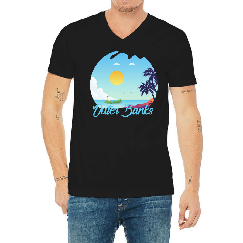 Outer Banks T  Shirt No Place Like Outer Banks T  Shirt V-Neck Tee by kuhlmanulises23 | Artistshot