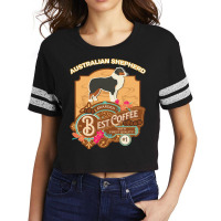 Mom T  Shirt Australian Shepherd Best Coffee   Dog Owner Coffee Lover Scorecard Crop Tee | Artistshot