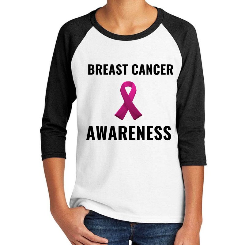 Breast Cancer Awareness Youth 3/4 Sleeve by Perfect Designers | Artistshot