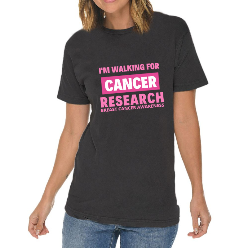 Breast Cancer Research Awareness Vintage T-Shirt by Perfect Designers | Artistshot