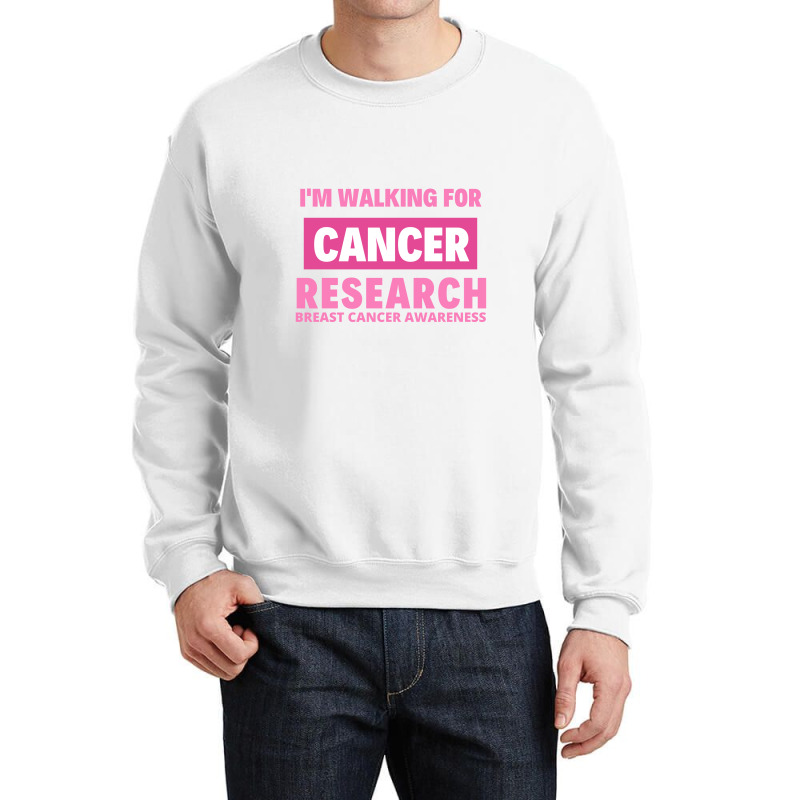 Breast Cancer Research Awareness Crewneck Sweatshirt by Perfect Designers | Artistshot