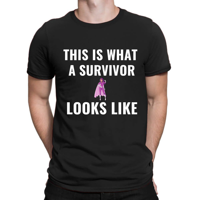 This Is What A Breast Cancer Survivor Looks Like White T-Shirt by Perfect Designers | Artistshot