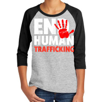 Stop Human Trafficking Youth 3/4 Sleeve | Artistshot