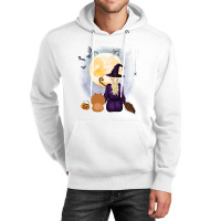 Chow Shepherd  Dog  & Witch Hanging Witch Broom Best Friends Halloween Unisex Hoodie | Artistshot