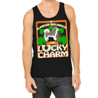 Alaskan Malamute T  Shirt My Alaskan Malamute Is My Lucky Charm   Gift Tank Top | Artistshot