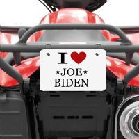 I Love Joe Biden Atv License Plate | Artistshot