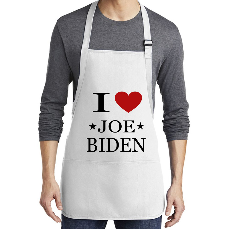 I Love Joe Biden Medium-Length Apron by ELEGANCE99 | Artistshot