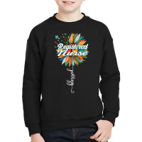 Registered Nurse T  Shirt Blessed Registered Nurse T  Shirt Youth Sweatshirt | Artistshot