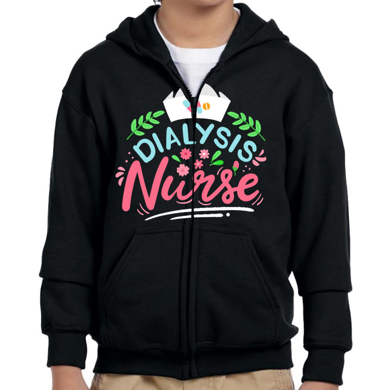 Dialysis Nurse T  Shirt Dialysis Nurse Nephrology Nurse T  Shirt Youth Zipper Hoodie by hatchlong | Artistshot