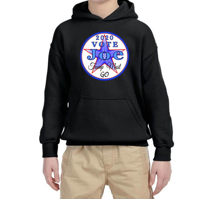 Vote Joe Trump Must Go Youth Hoodie | Artistshot