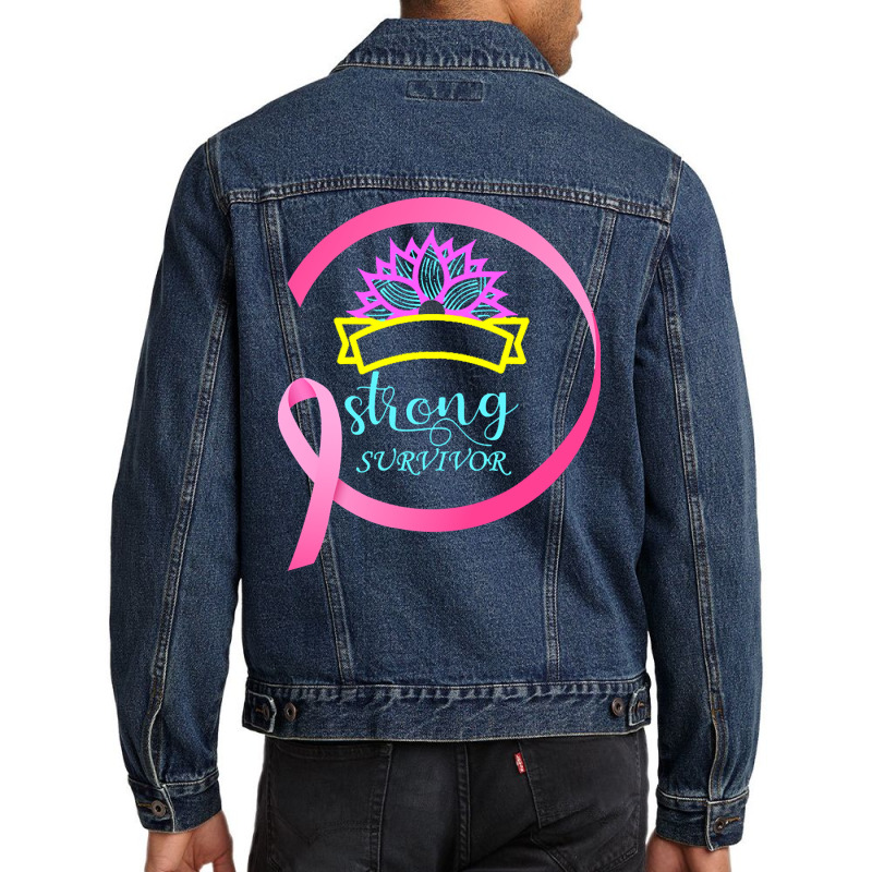 Cancer Survivor T  Shirt Survivor T  Shirt Men Denim Jacket | Artistshot