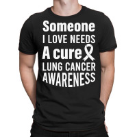 Lung Cancer T  Shirt Lung Cancer Awareness 6 T-shirt | Artistshot