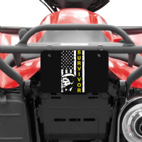 Anti Trump Survivor American Flag Atv License Plate | Artistshot