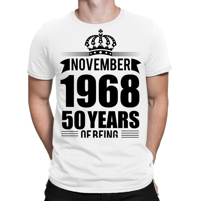 50 years of being awesome t shirt 1968