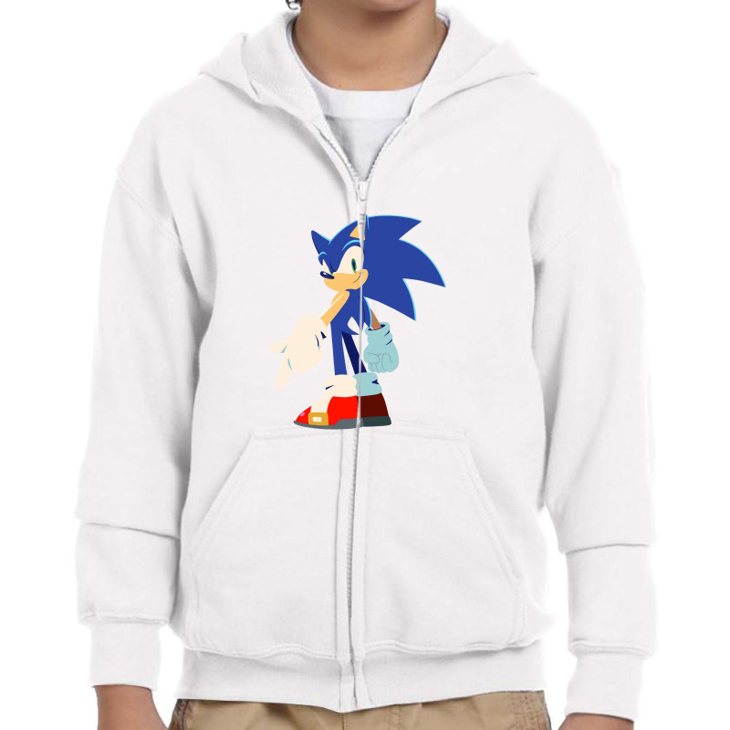 Söniĉ Kids Youth Zipper Hoodie by Leonardewis | Artistshot