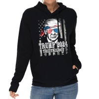 Trump 2024 The Trilogy Lightweight Hoodie | Artistshot