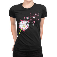 Dandelion T  Shirt Dandelion Flamingo Cute Flamingos T  Shirt Ladies Fitted T-shirt | Artistshot