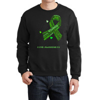 Lyme Awareness T  Shirt Lyme Awareness Her Fight Is Our Fight 2 Crewneck Sweatshirt | Artistshot