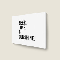 Beer Lime And Sunshine [tw] Landscape Canvas Print | Artistshot