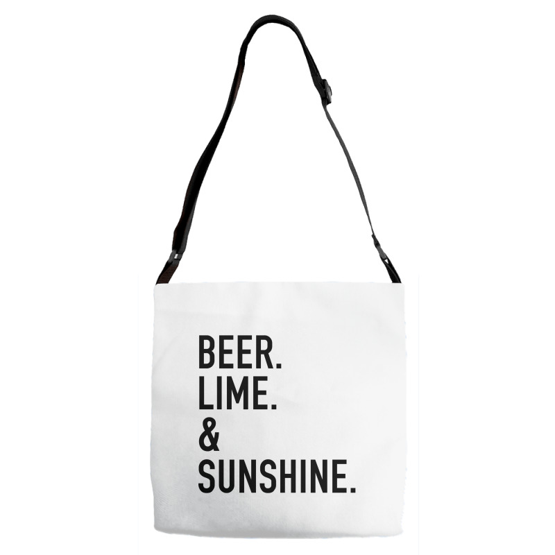 Beer Lime And Sunshine [tw] Adjustable Strap Totes | Artistshot