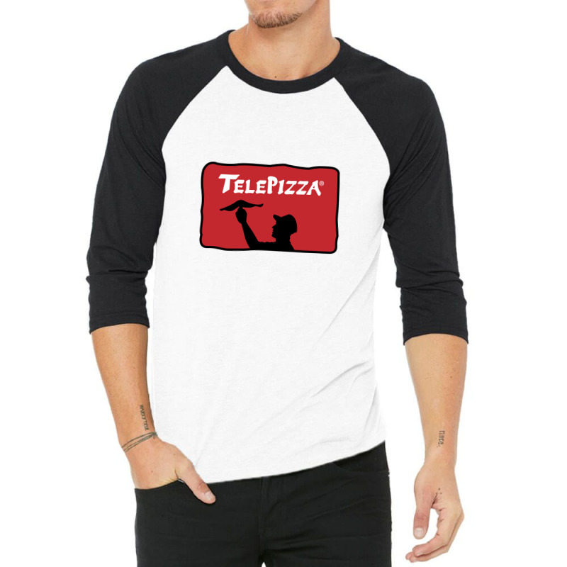 Tele Pizza 3/4 Sleeve Shirt by poore | Artistshot