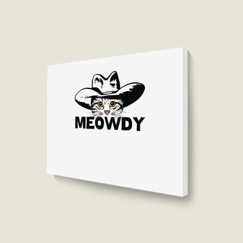 Meowdy - Funny Mashup Between Meow and Howdy Cat Meme Painting by