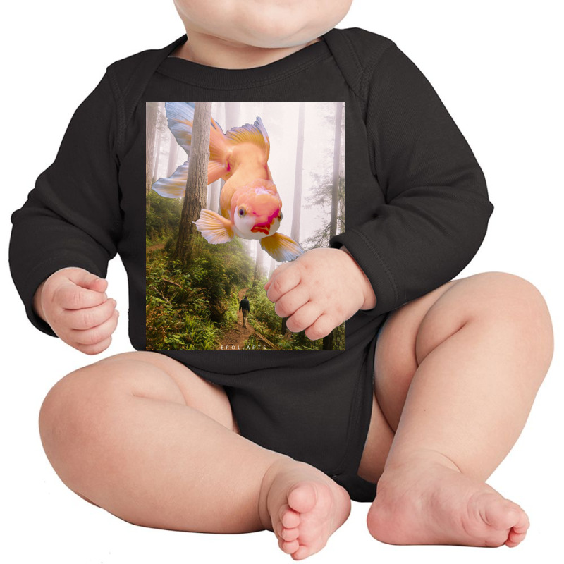 Big Fish Long Sleeve Baby Bodysuit by erol.psd | Artistshot