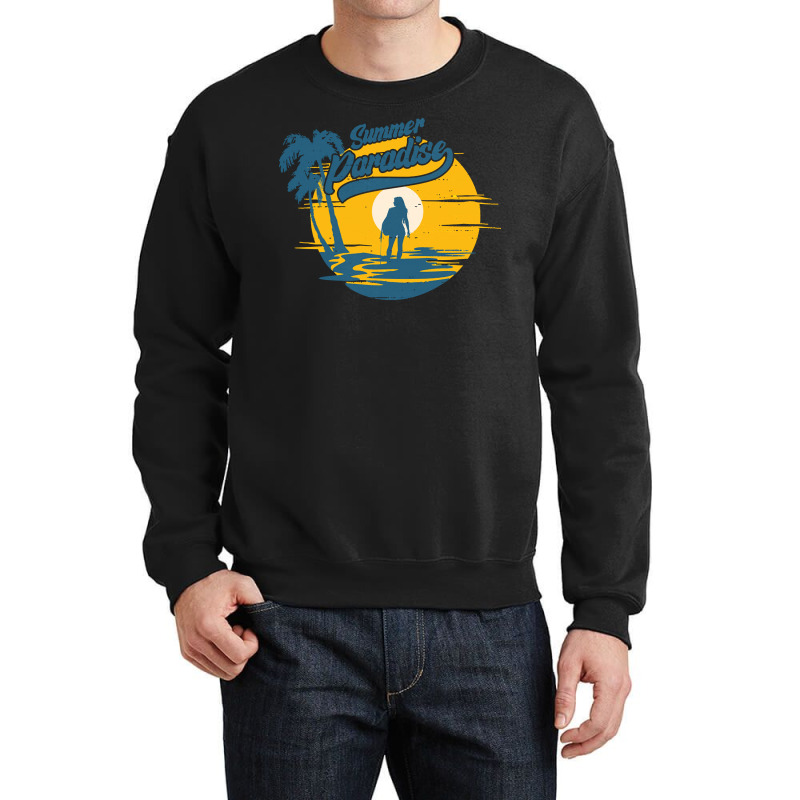 Summer Paradise T  Shirt Summer Paradise T  Shirt Crewneck Sweatshirt by kuhlmanulises23 | Artistshot