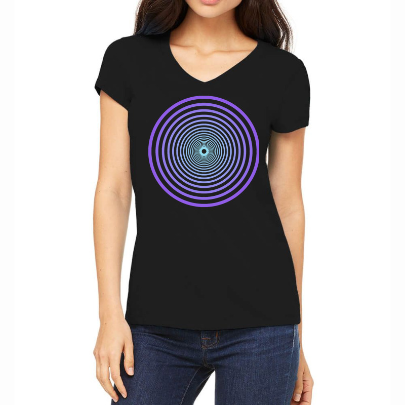 Hypnotic T  Shirt Hypnotize Royal Purple T  Shirt Women's V-Neck T-Shirt by graysonmante940 | Artistshot