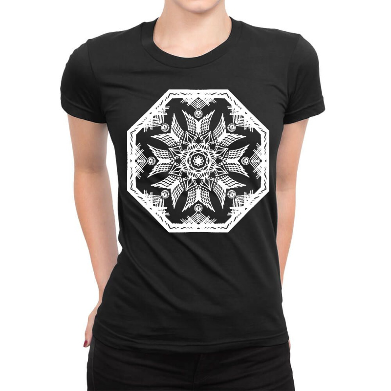 Mandala Art T  Shirt Mandala Magic Circle Ladies Fitted T-Shirt by graysonmante940 | Artistshot