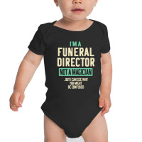 Funeral Director Job Title Gift Baby Bodysuit | Artistshot