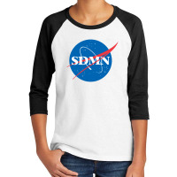 Sdmn Space Print Youth 3/4 Sleeve | Artistshot