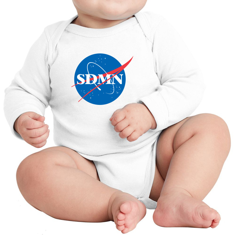 Sdmn Space Print Long Sleeve Baby Bodysuit by Lion Star | Artistshot