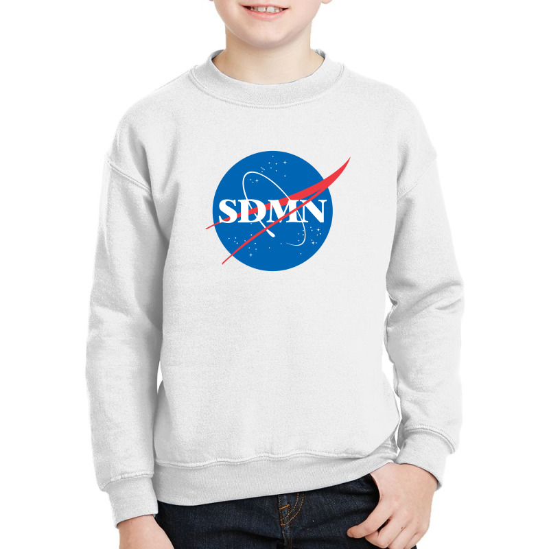 Sdmn Space Print Youth Sweatshirt by Lion Star | Artistshot