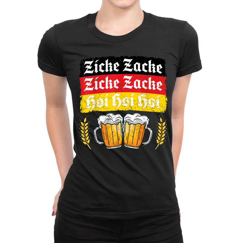 German Clothes American Oktoberfest Clothing Men Women T Shirt Ladies Fitted T-Shirt by emaliekrein | Artistshot