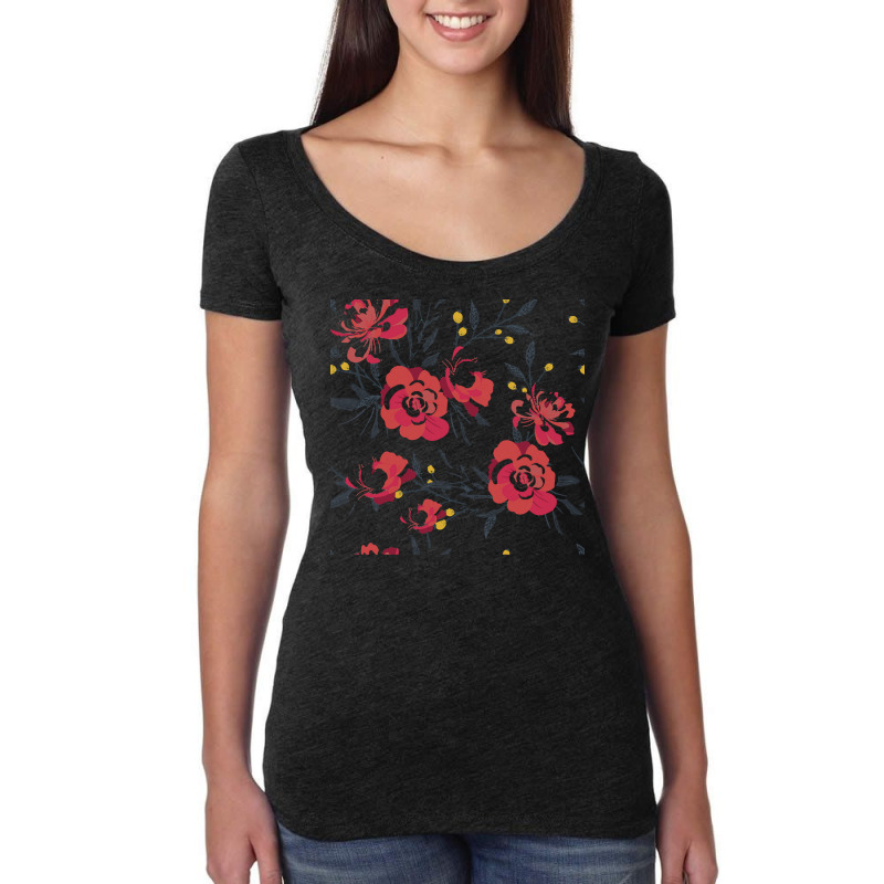 Spring Blooms T  Shirt Spring Blooming Petals T  Shirt Women's Triblend Scoop T-shirt by graysonmante940 | Artistshot