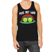 Vegetables T  Shirt Peas   Peas Not War   Cute Kawaii Pea Pun T  Shirt Tank Top | Artistshot