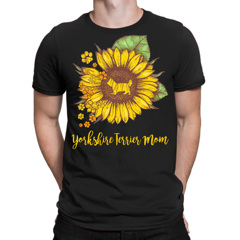 Yorkshire Terrier Mom T  Shirt S U N F L O W E R Y O R K S H I R E T E T-shirt | Artistshot