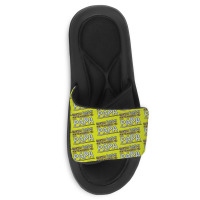 Great Dads Get Promoted To Papa Slide Sandal | Artistshot