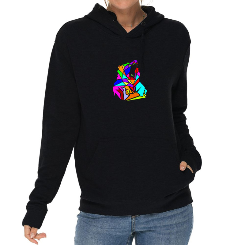 Bear Abstract Lightweight Hoodie | Artistshot